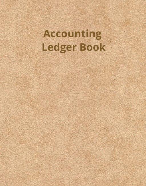 Accounting Ledger Book