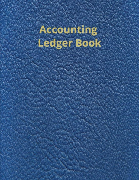 Accounting Ledger Book – Dark Blue